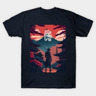 Futuristic Samurai: A Journey Through Time and Tradition T-Shirt